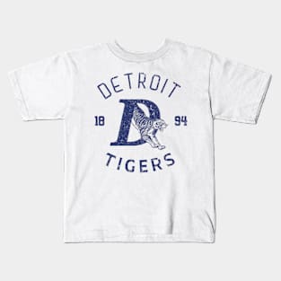 Vintage Detroit Tigers Kids T-Shirt